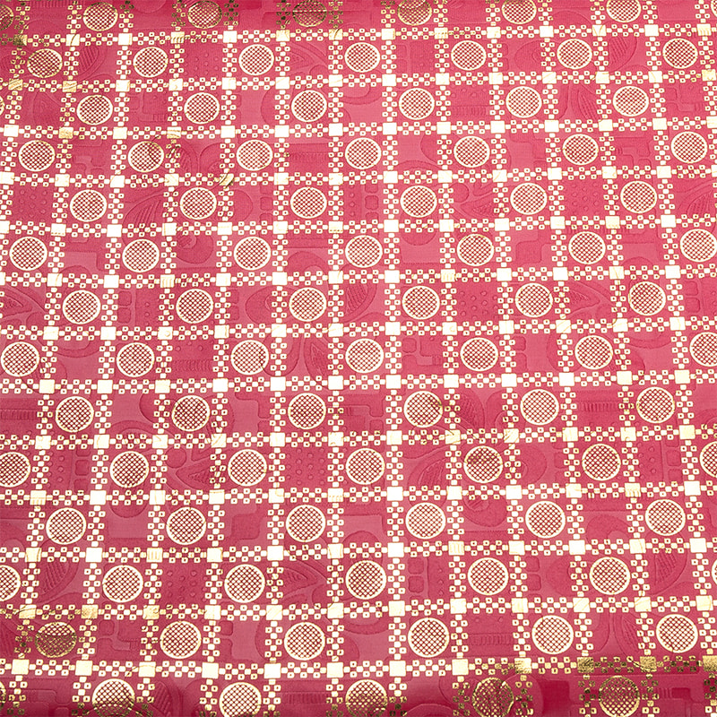 TMIE-06-5 Dyed Colors Reliéfní zlatá bazinová tkanina