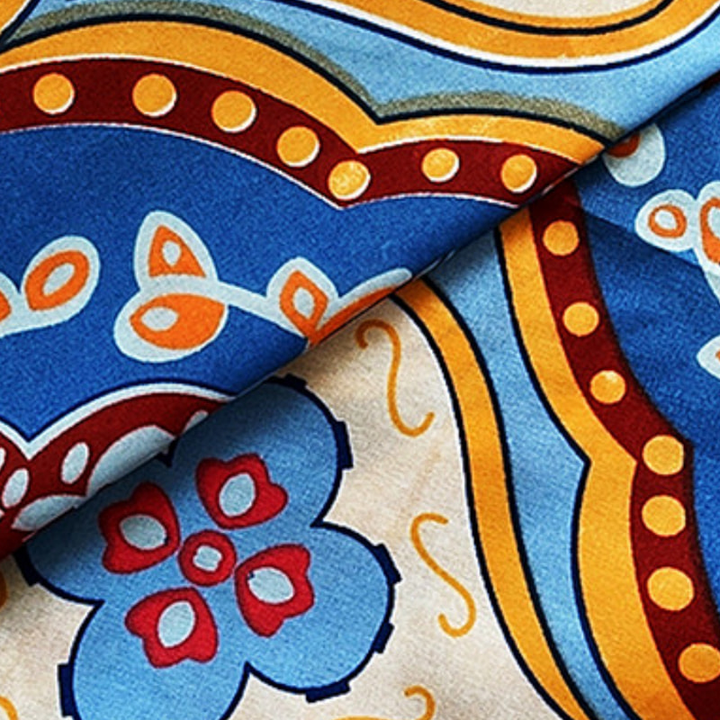 TMIE-10-6 80GSM Lehký pigmentový tiskový design Polyesterová hladká tkanina prostěradla